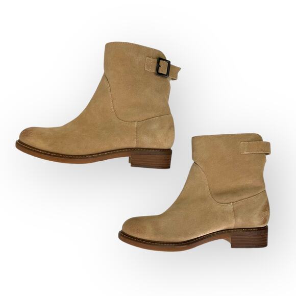 Kelsi Dagger Women's Brooklyn Clay Boots Size 9 Tan Suede Sherpa Ankle Boot - Picture 8 of 10